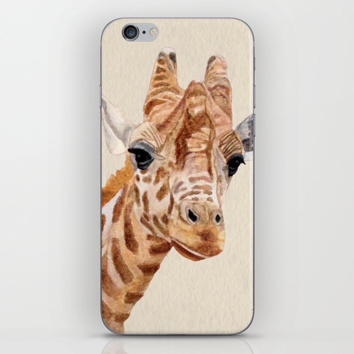 Giraffe Portrait iPhone Skin