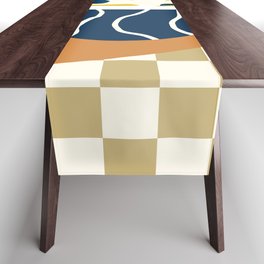 Assemble patchwork composition 3 Table Runner