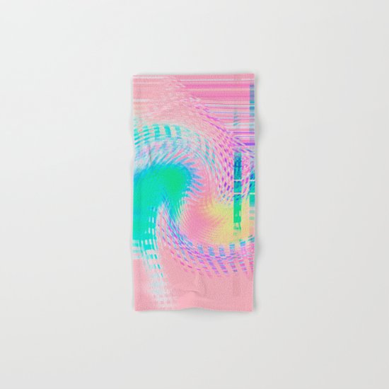 Distorted signal 03 Hand & Bath Towel