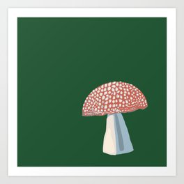 AMANITA MUSCARIA Fly Agaric Mushroom Art Print