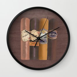 Cigars for the aficionado of Cuban, Nicaraguan cigars Wall Clock