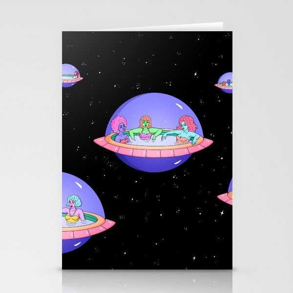 Space Pods Stationery Cards