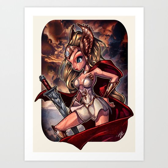 PRINCESS OF POOOOWERRR Art Print