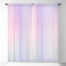 Pastel Gradient rainbow Blackout Curtain