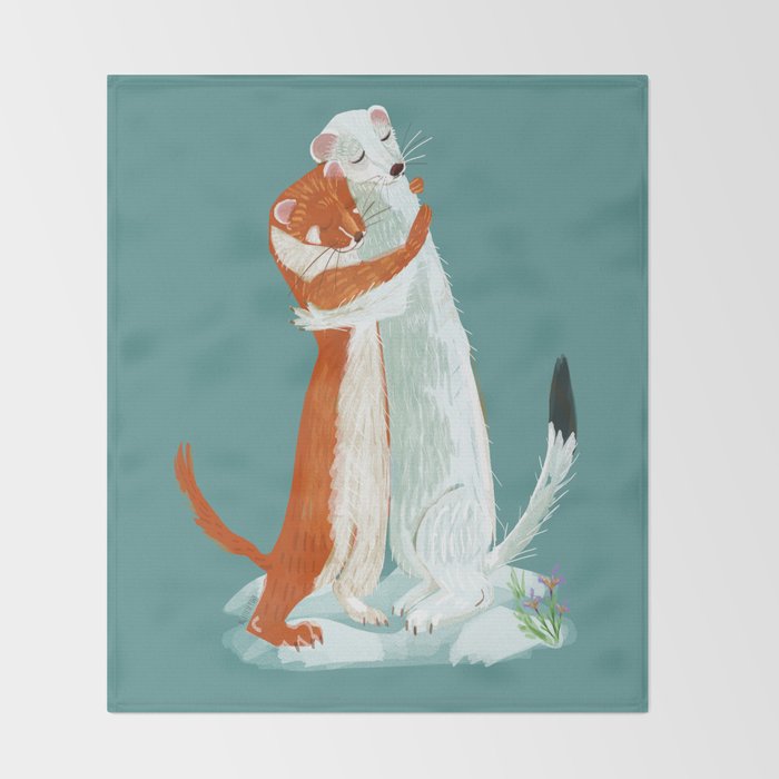 animal hugs blanket