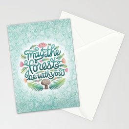 May the Forest Be With You Stationery Cards