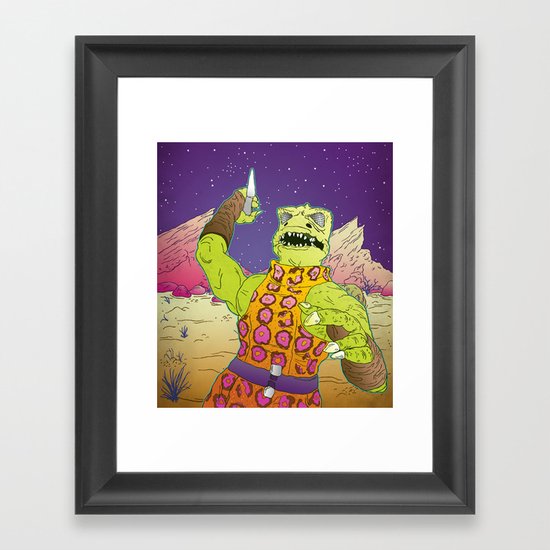 Dog Gorn It! Framed Art Print