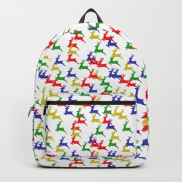 Multi colored deer Backpack