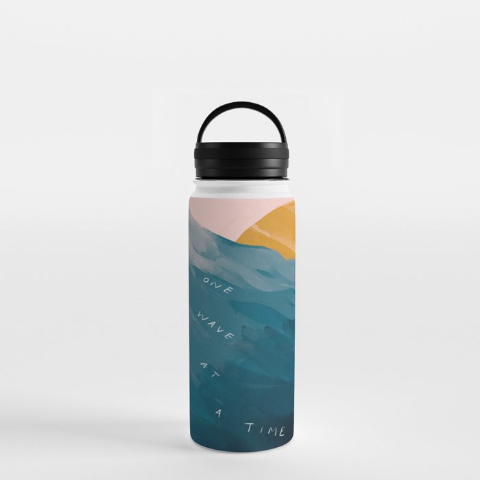 "One Wave At A Time" Water Bottle