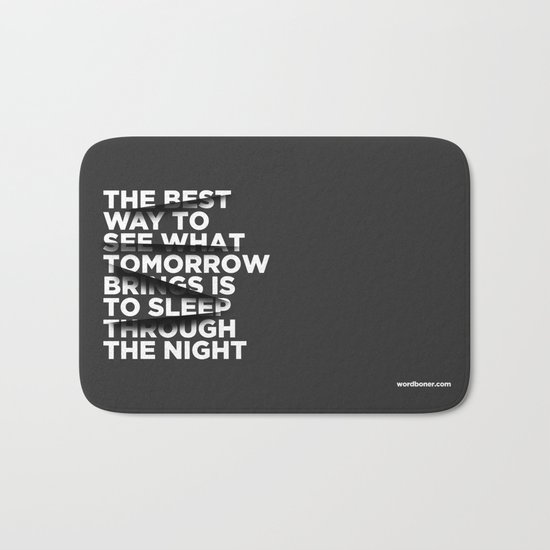 Sleep Through The Night Bath Mat