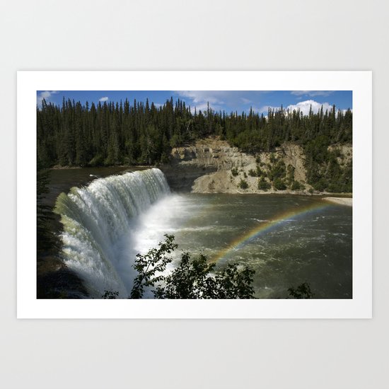 Lady Evelyn Falls Art Print