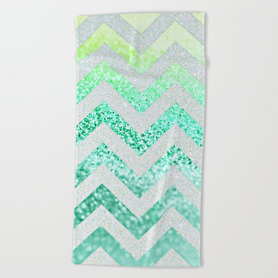 FUNKY MELON SEAFOAM Beach Towel