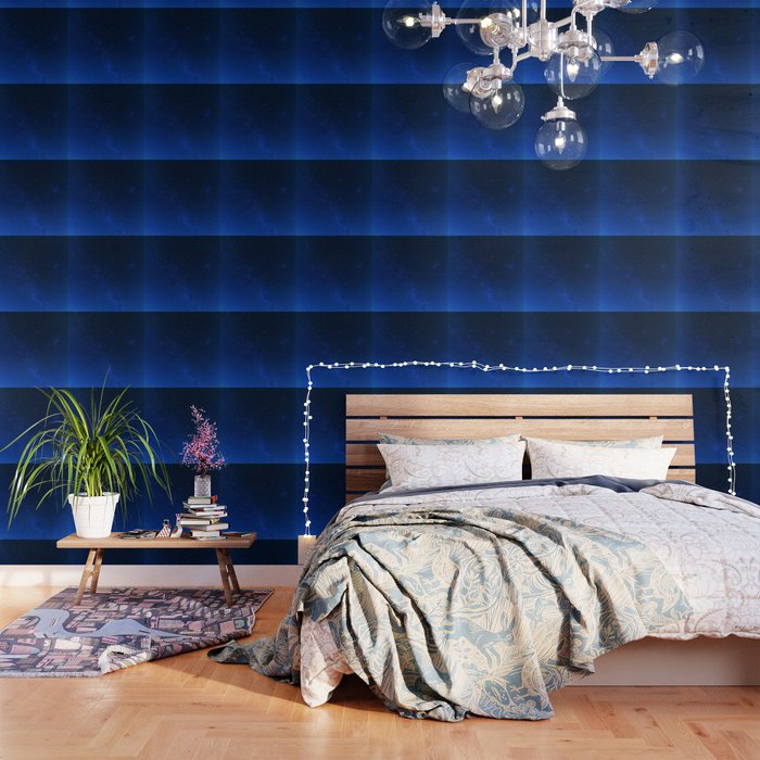 Blue Night Sky (Color) Wallpaper