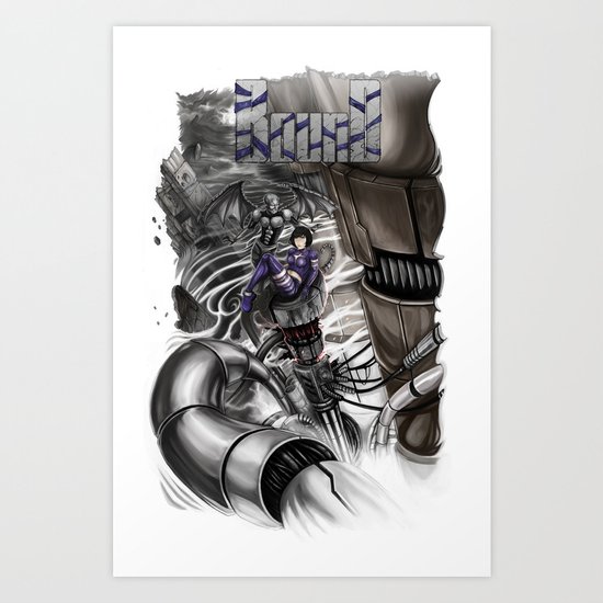 BounD Issue #2 Cover (large logo) Art Print