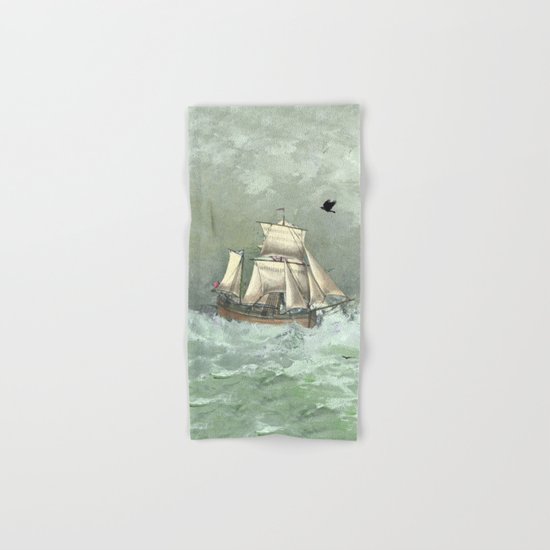 Breaking waves still Hand & Bath Towel