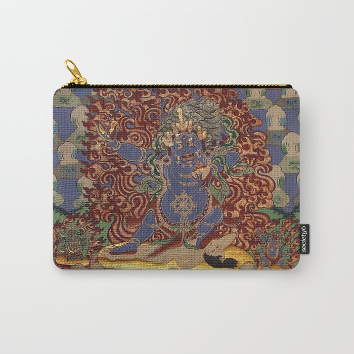 Mahakala Buddhist Thangka Carry-All Pouch