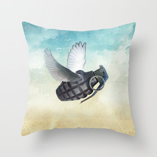 war and peace Throw Pillow