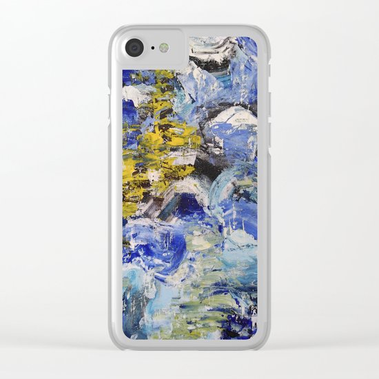 Abstract painting 5 Clear iPhone Case