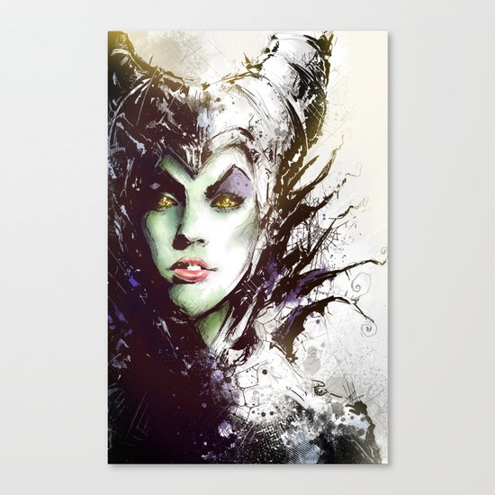 Maleficent Canvas Print