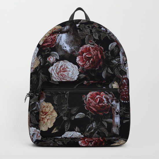 Deers and Flowers Backpack