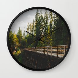 Myra Canyon Trestles | Kelowna, BC | Landscape Photography Wall Clock