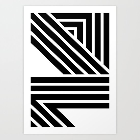 Starlines 02. Art Print