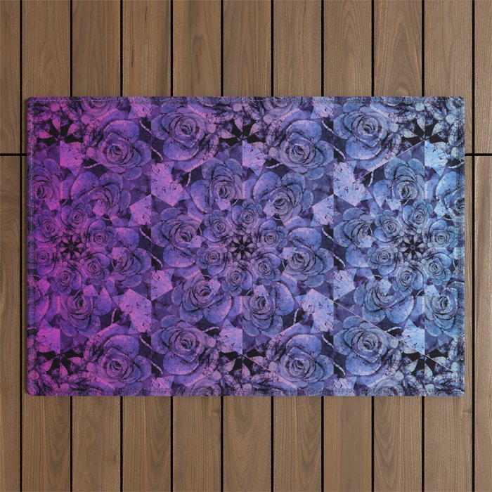 Dipped Roses Outdoor Rug