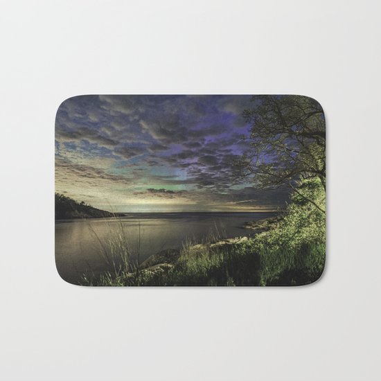 Peek-a-boo Aurora at Folly Cove Bath Mat