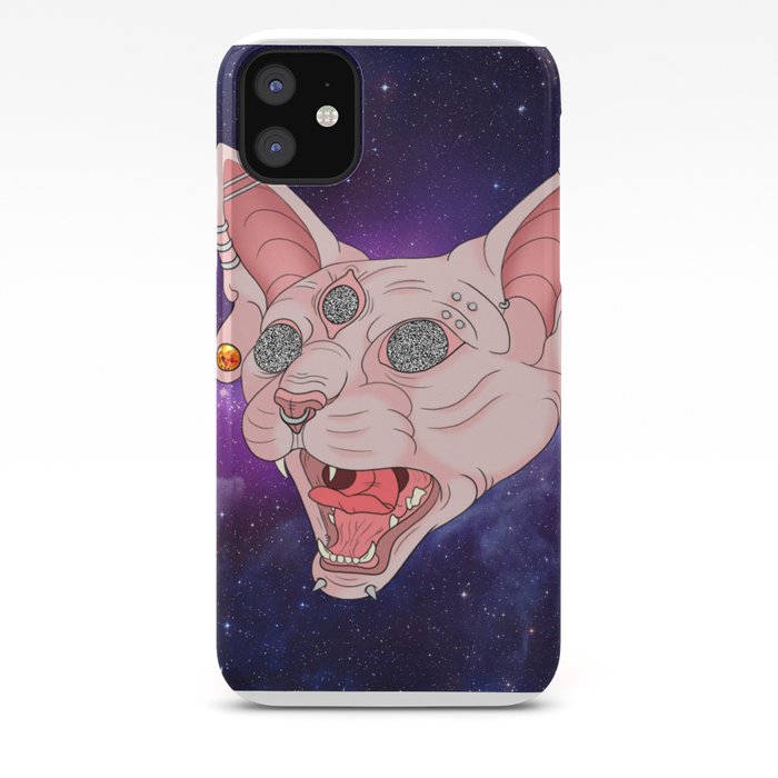 Sphinx cat with geometric design iPhone 11 case Sphinx cat with geometric design iPhone 11 case