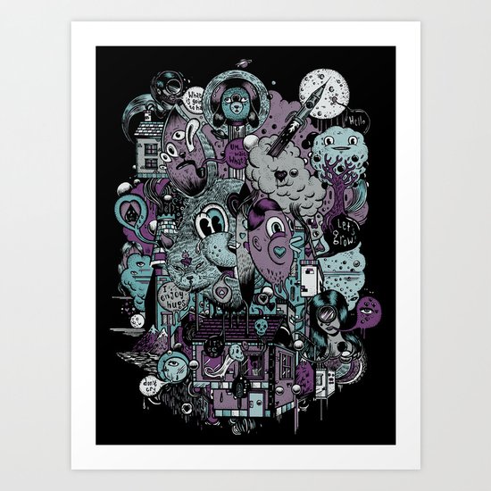 Supernature In The City Of Poison Syrup And Hope Candy Art Print