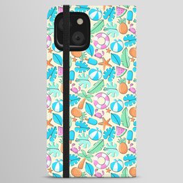 A summer at the beach iPhone Wallet Case