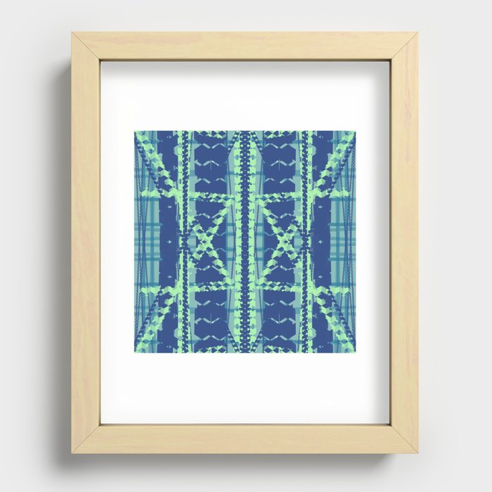 Modern Stripes  Recessed Framed Print