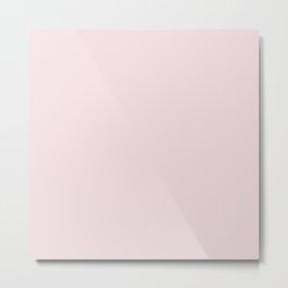 Monochrome Color of the year 2016 - rose quartz Metal Print