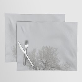 Lone Tree under Snow Placemat