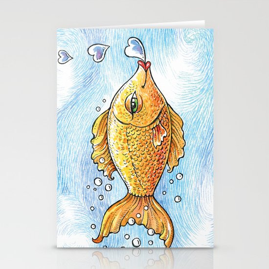Kisses From Fannie Finn Stationery Cards