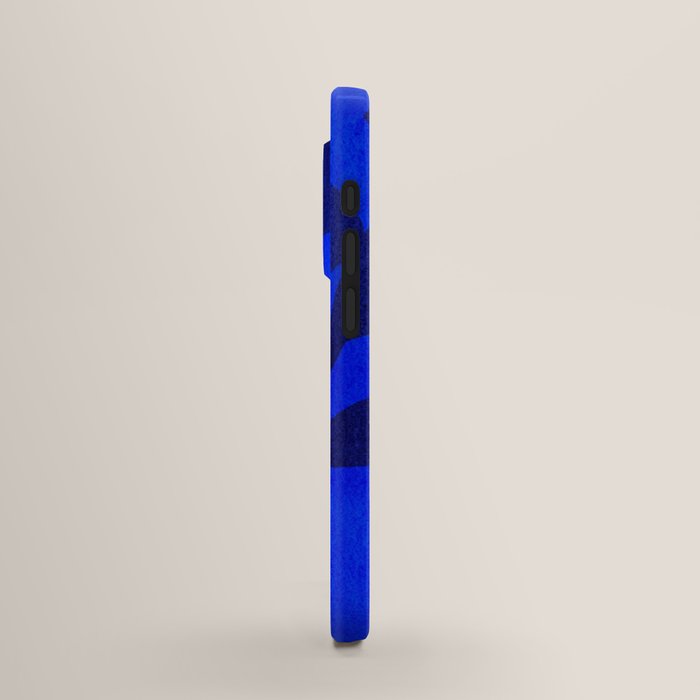 Abstract botanical- blue garden