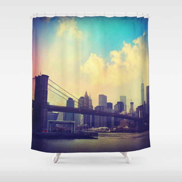 Brooklyn Bridge Shower Curtain By Harisk Society6