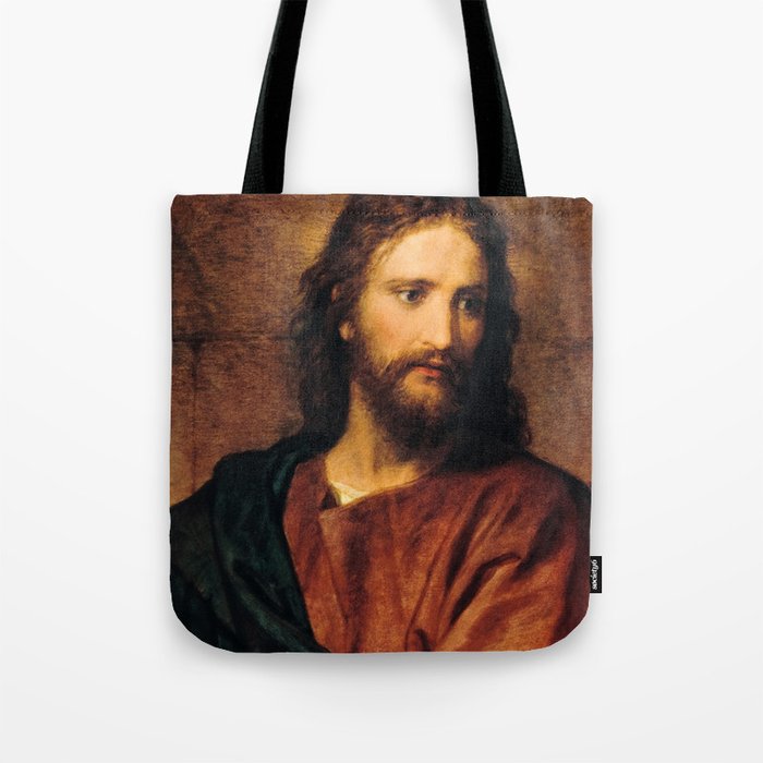 Jesus Christ, Portrait by Heinrich Hofmann Tote Bag