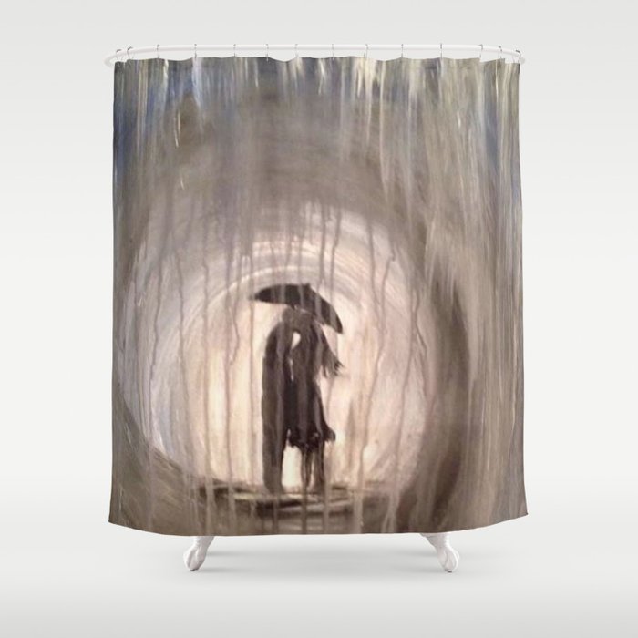 Tunnel of love Shower Curtain