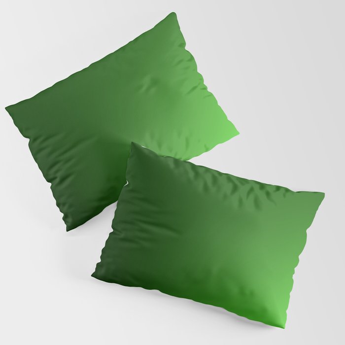 45 Green Gradient Background 220713 Minimalist Art Valourine Digital Design Pillow Sham