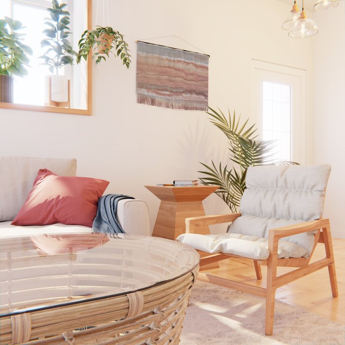 WITHIN THE TIDES BURNISH EARTH by Monika Strigel Wall Hanging