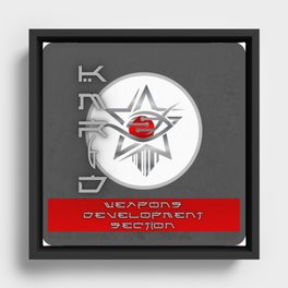 KMR&D Weapons Development Section Framed Canvas