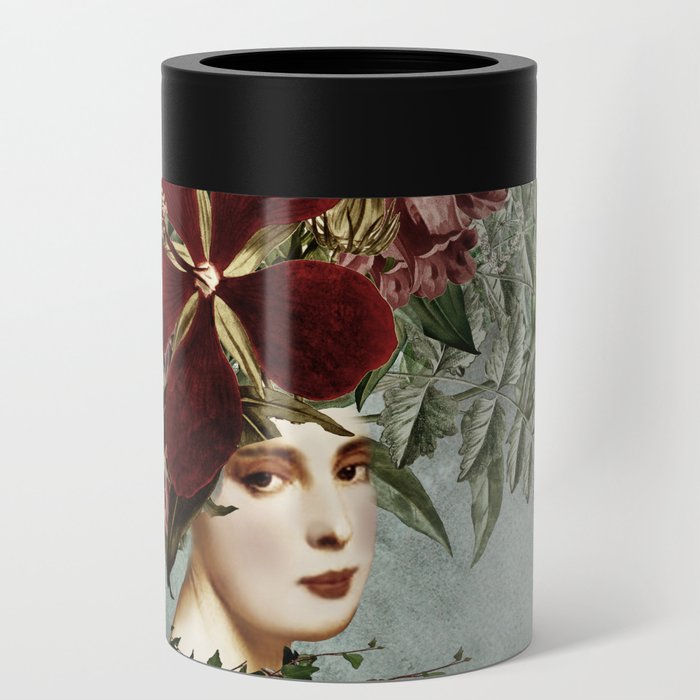 Portrait with flowers and monkeys Can Cooler