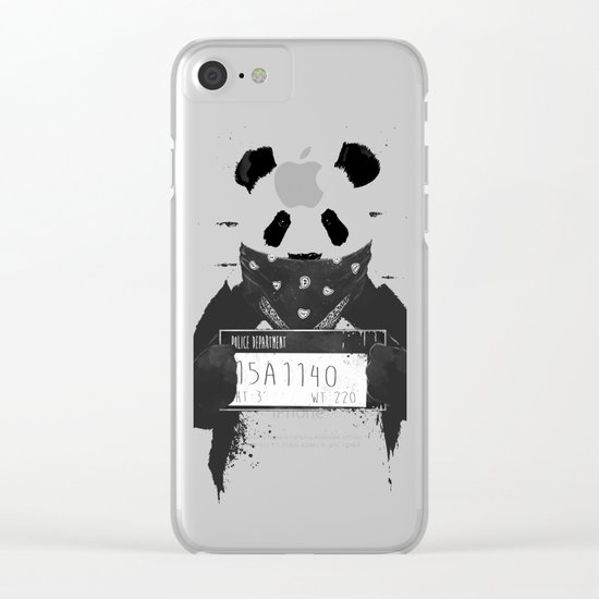 Bad panda Clear iPhone Case