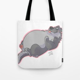 CHUBBY WOLF Tote Bag