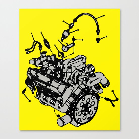 ICE 01 Canvas Print