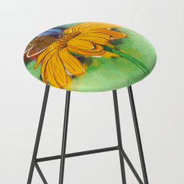Magical butterfly of many colours Bar Stool