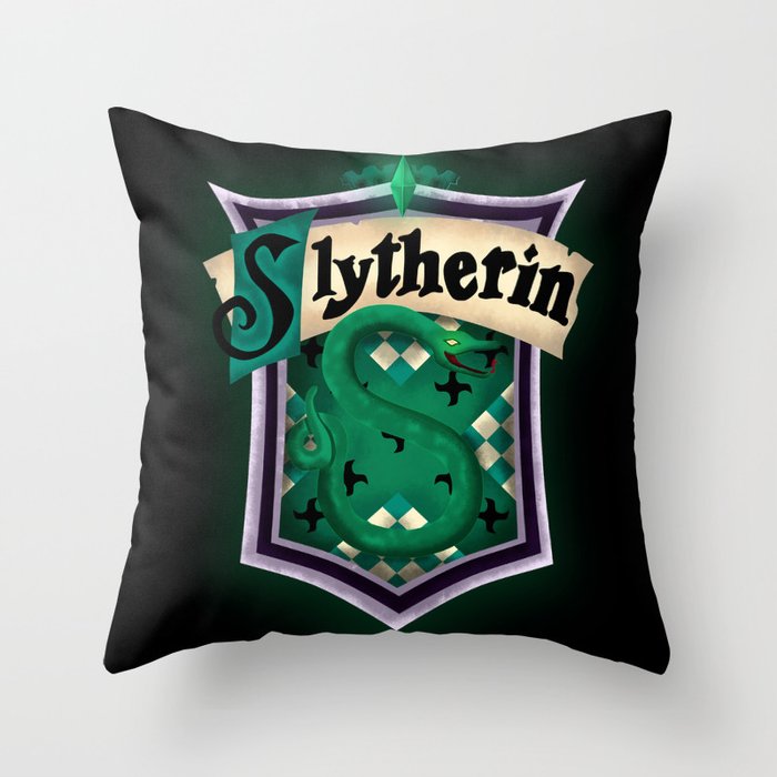 Slytherin Throw Pillow