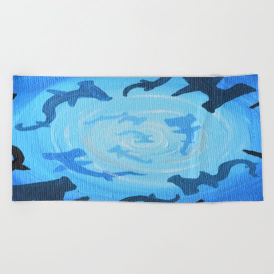 Shark Tank Beach Towel