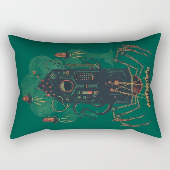 Not with a whimper but with a bang Rectangular Pillow